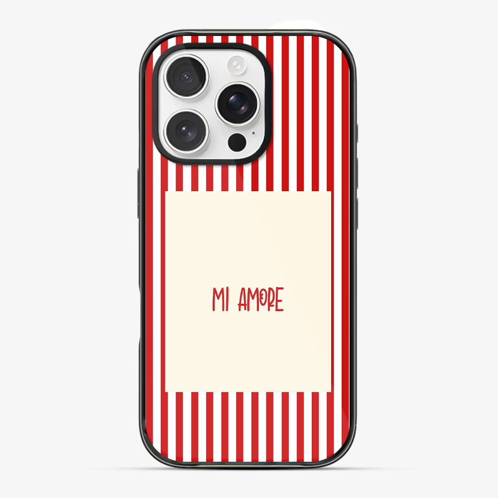 Mi Amore Red Phone Case Hard 2.0 Case