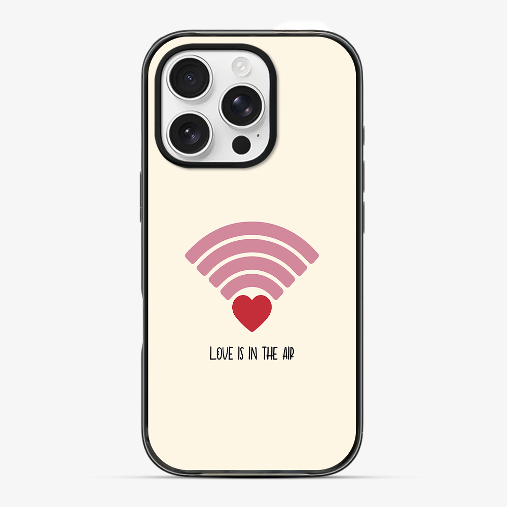 Love Is In The Air ( Pink ) Phone Case Clear Silicone Case