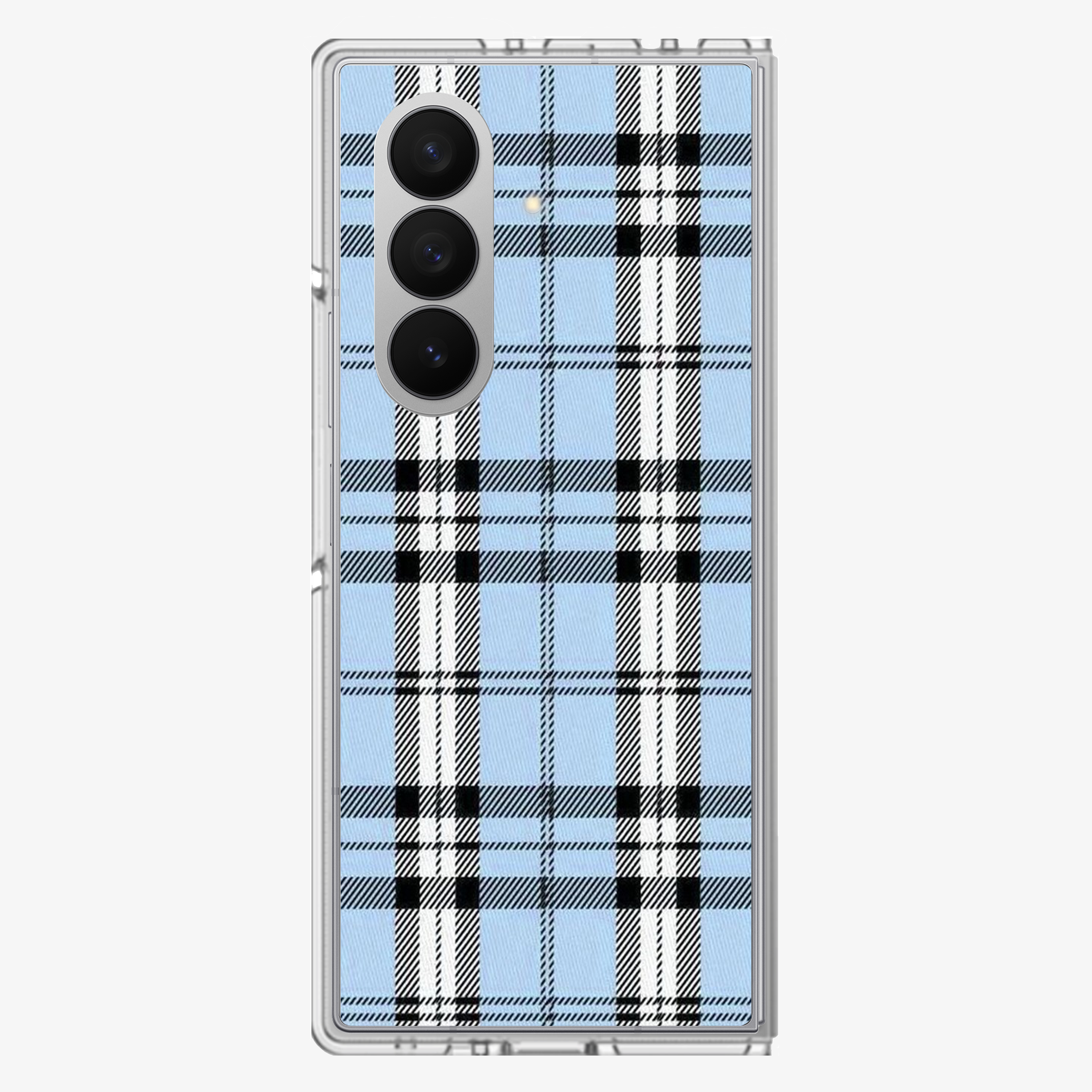 Plaid | Blue Samsung Z Fold Phone Case