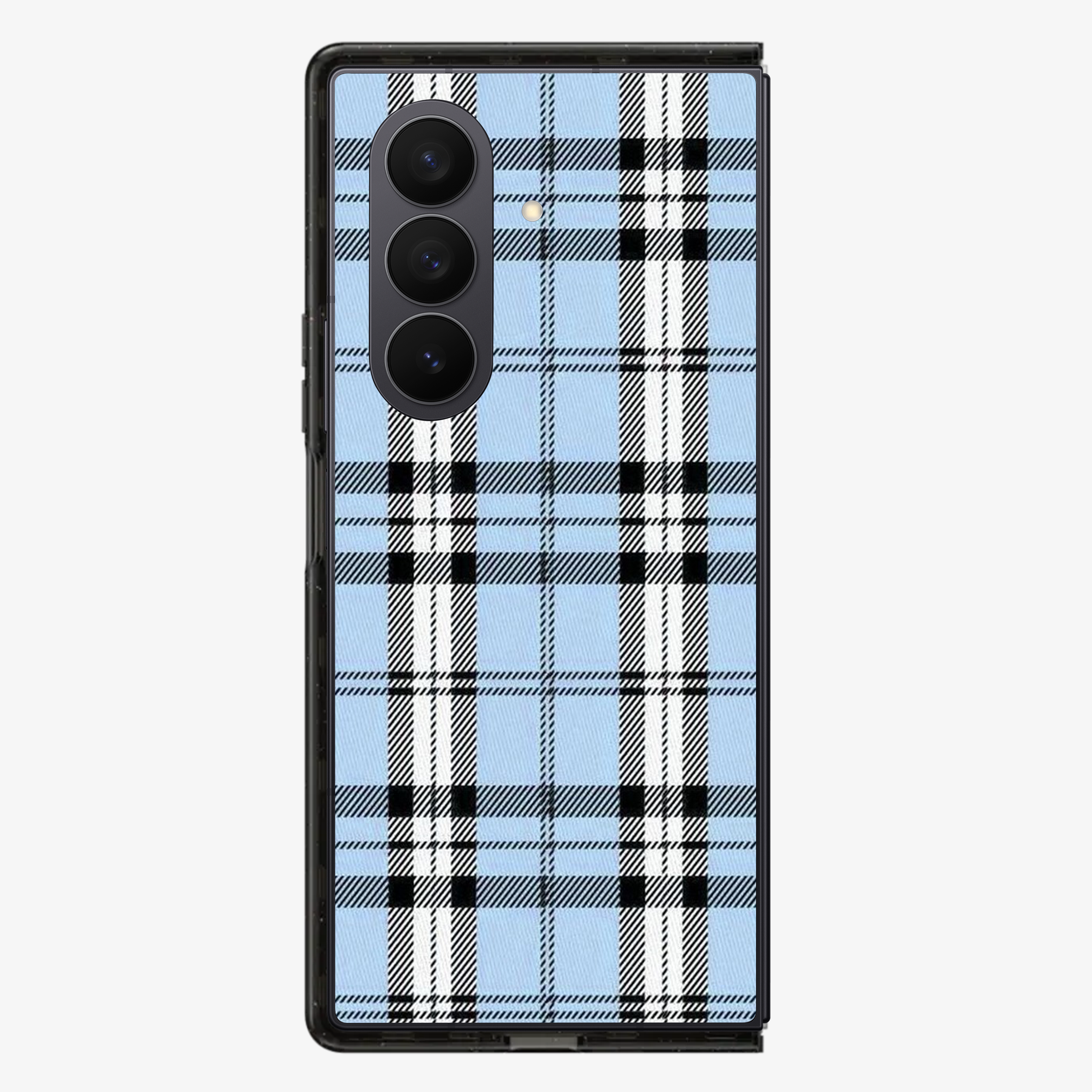 Plaid | Blue Samsung Z Fold Phone Case