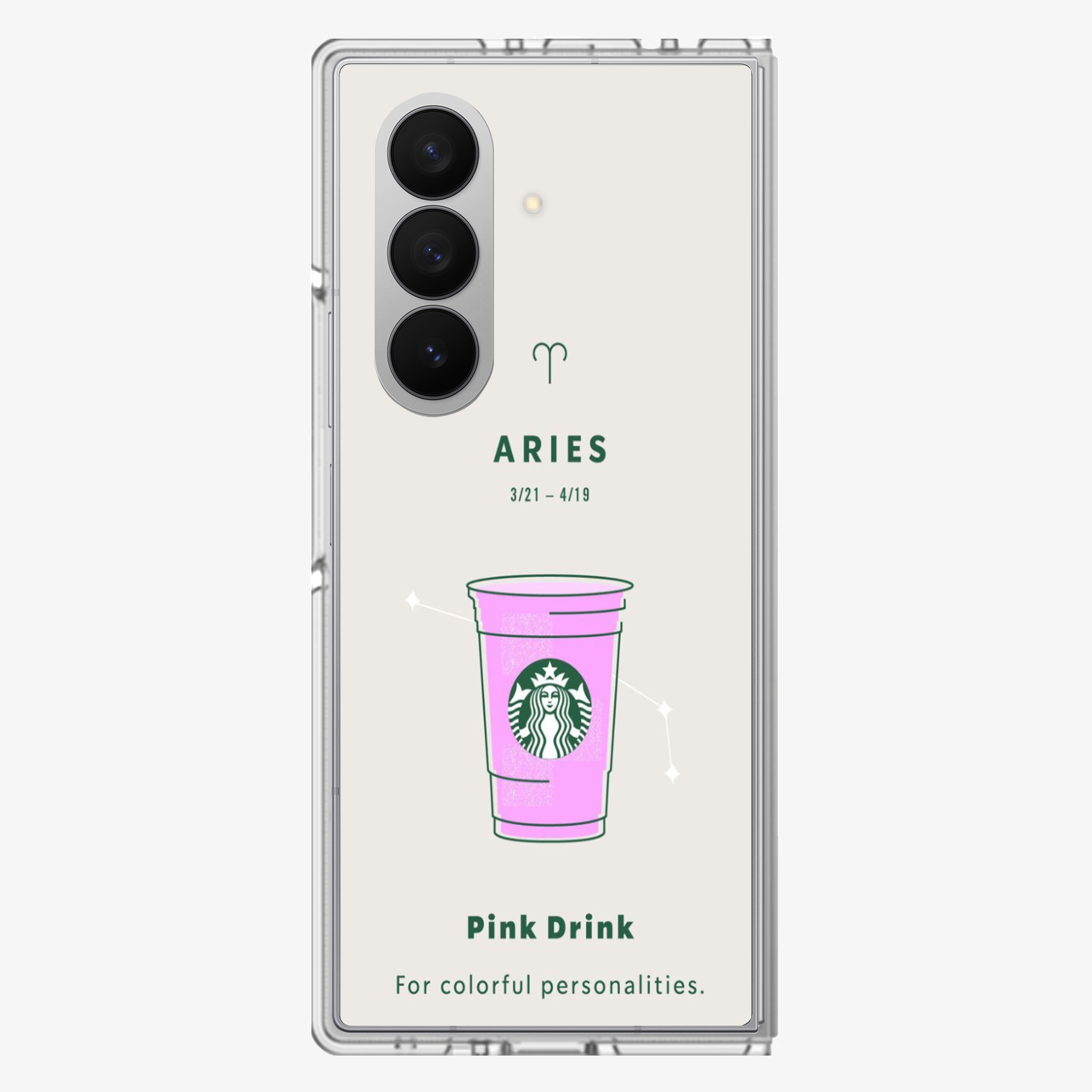 Aries | Starbucks Samsung Z Fold Phone Case