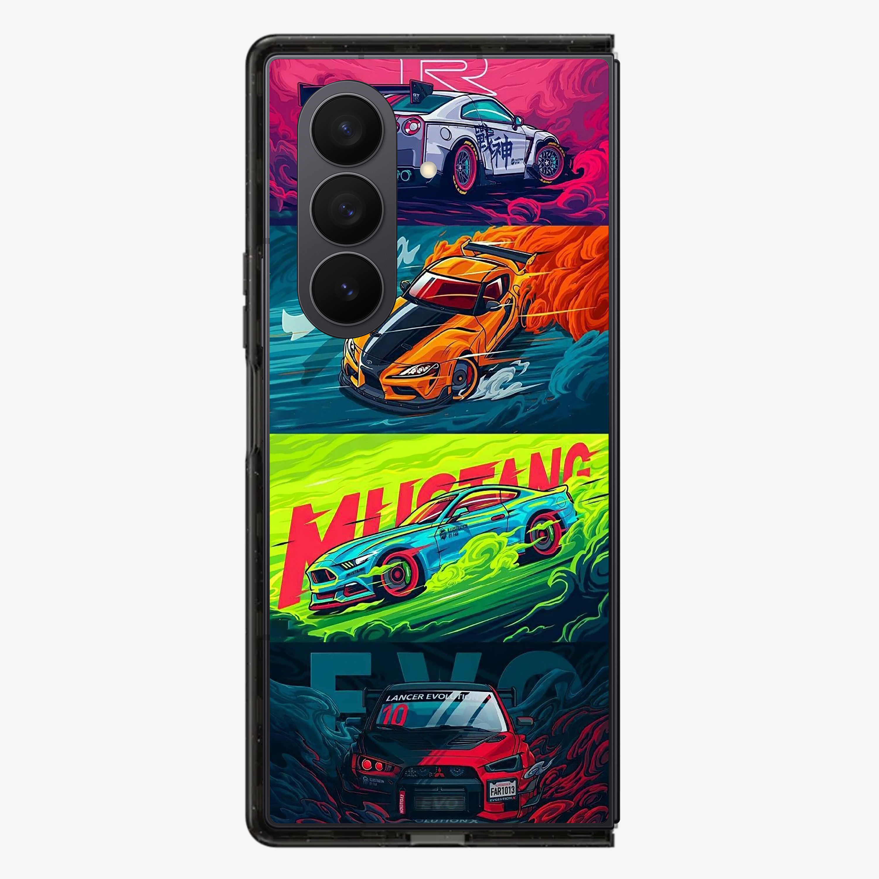 Car | Two Samsung Z Fold Phone Case