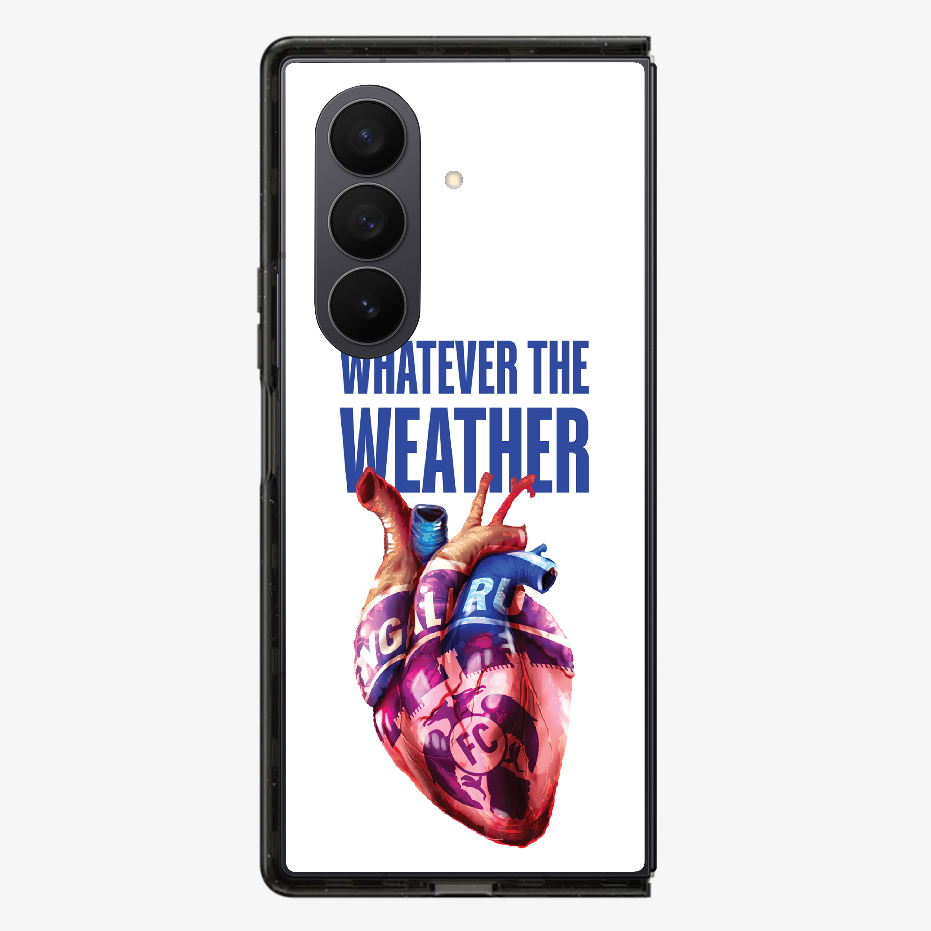 Whatever The Weather Bengaluru FC Phone Samsung Z Fold Phone Case