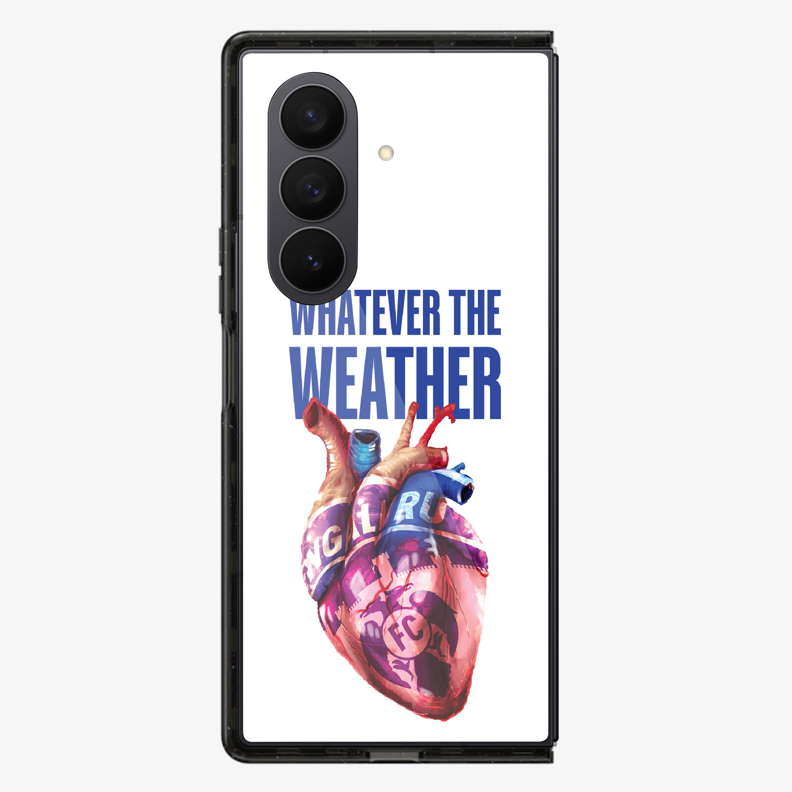 Whatever The Weather Bengaluru FC Phone Samsung Z Fold Phone Case