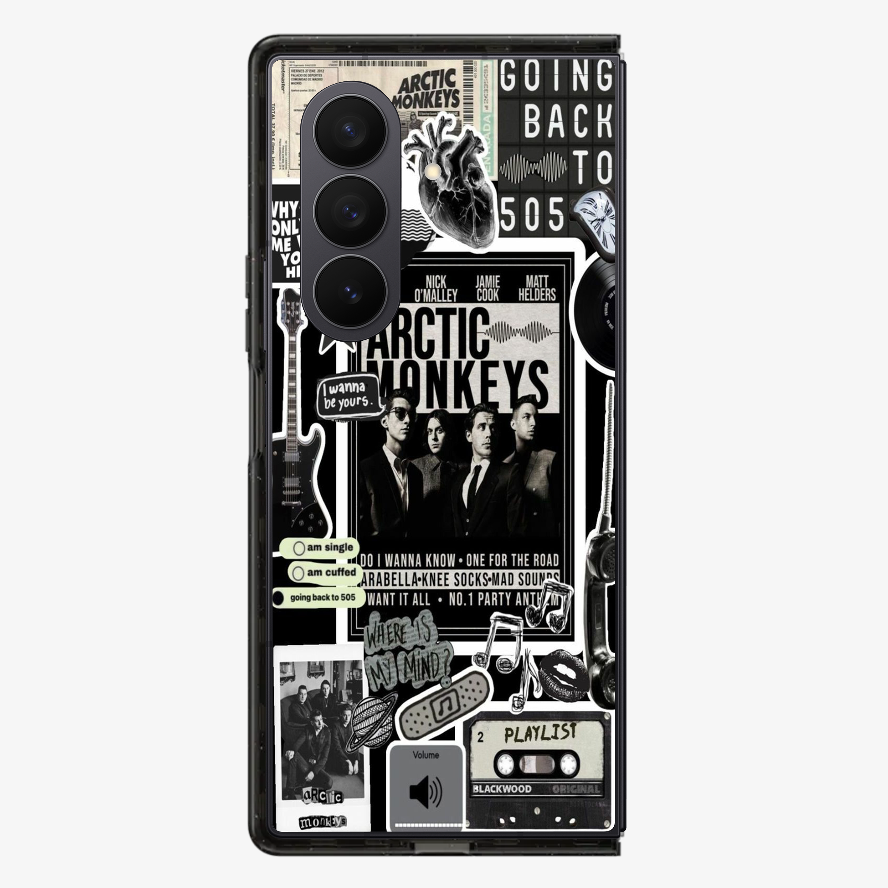 Arctic Monkeys Sticker Samsung Z Fold Phone Case