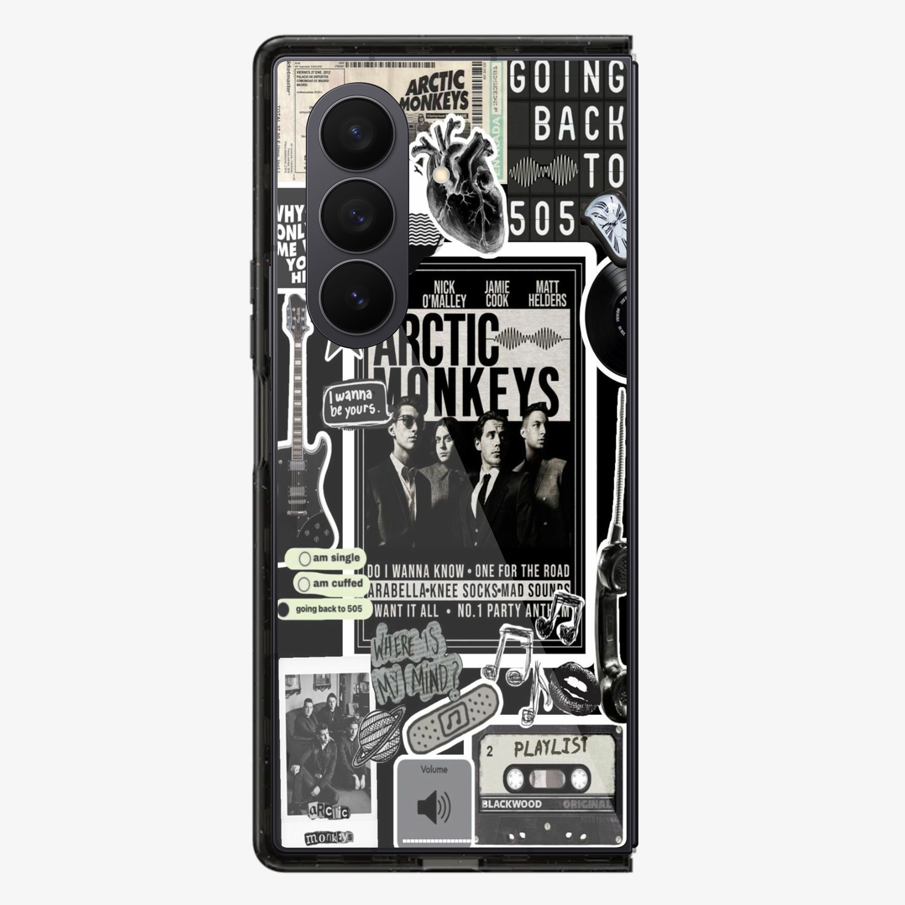 Arctic Monkeys Sticker Samsung Z Fold Phone Case