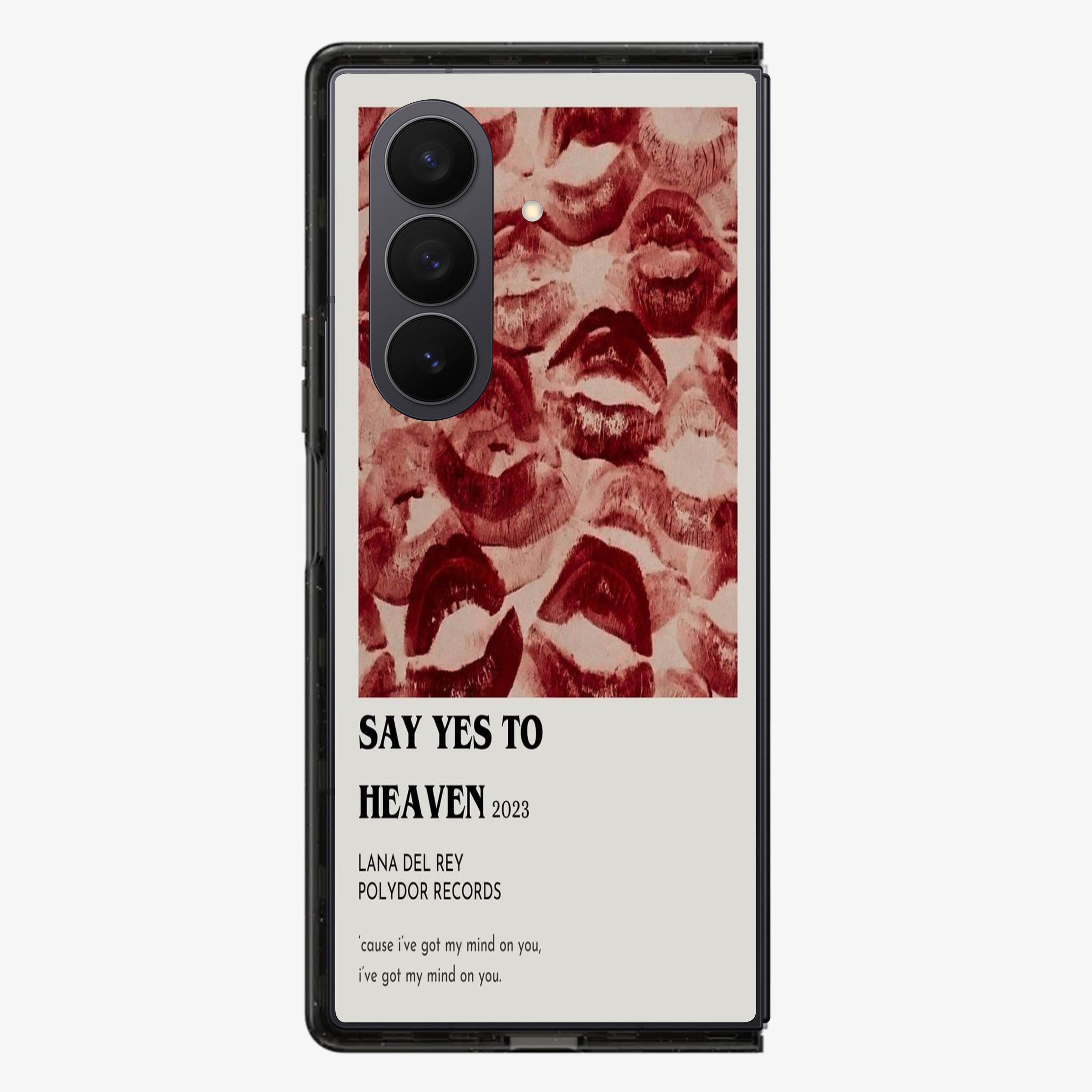 Say Yes To Heaven Album Samsung Z Fold Phone Case