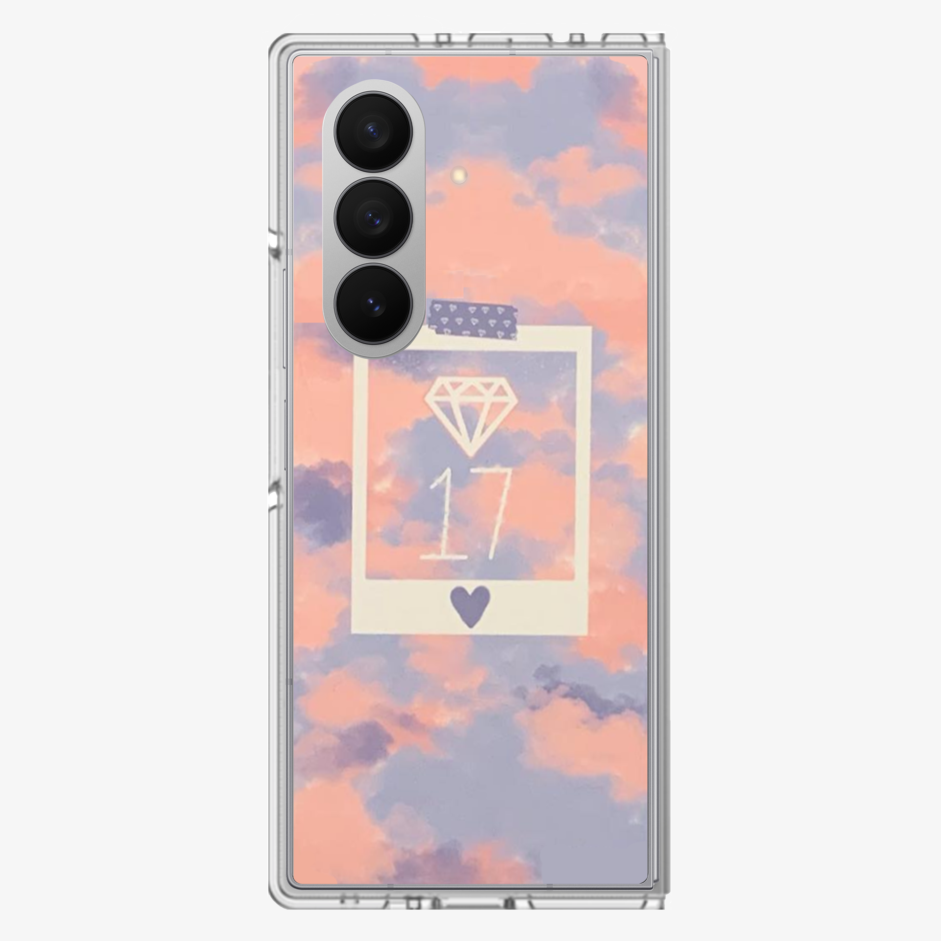 Diamond Samsung Z Fold Phone Case