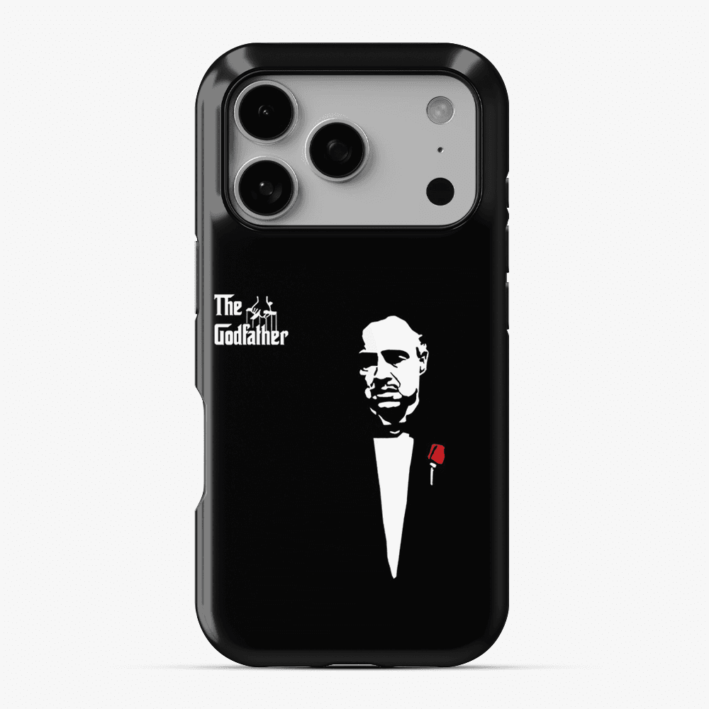 The Godfather Minimal Phone Case premium designer phone case