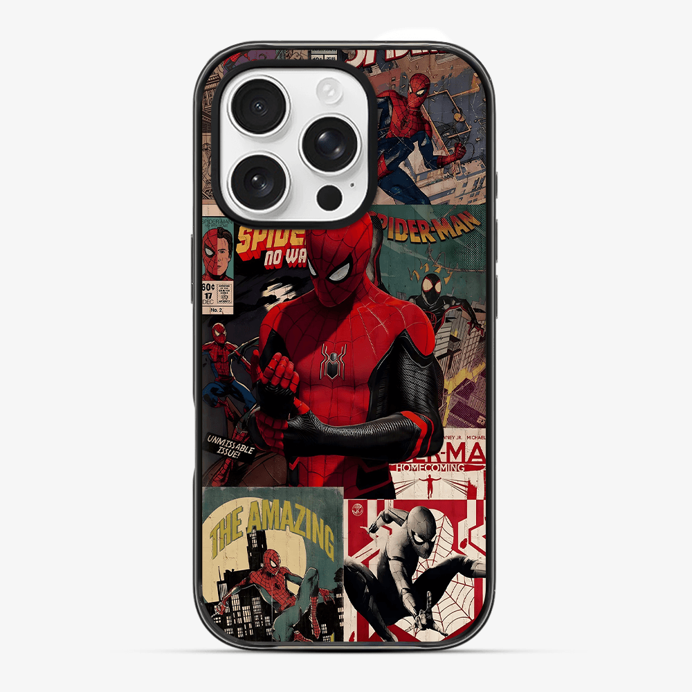 Spider-Man Comic Collage Phone Case