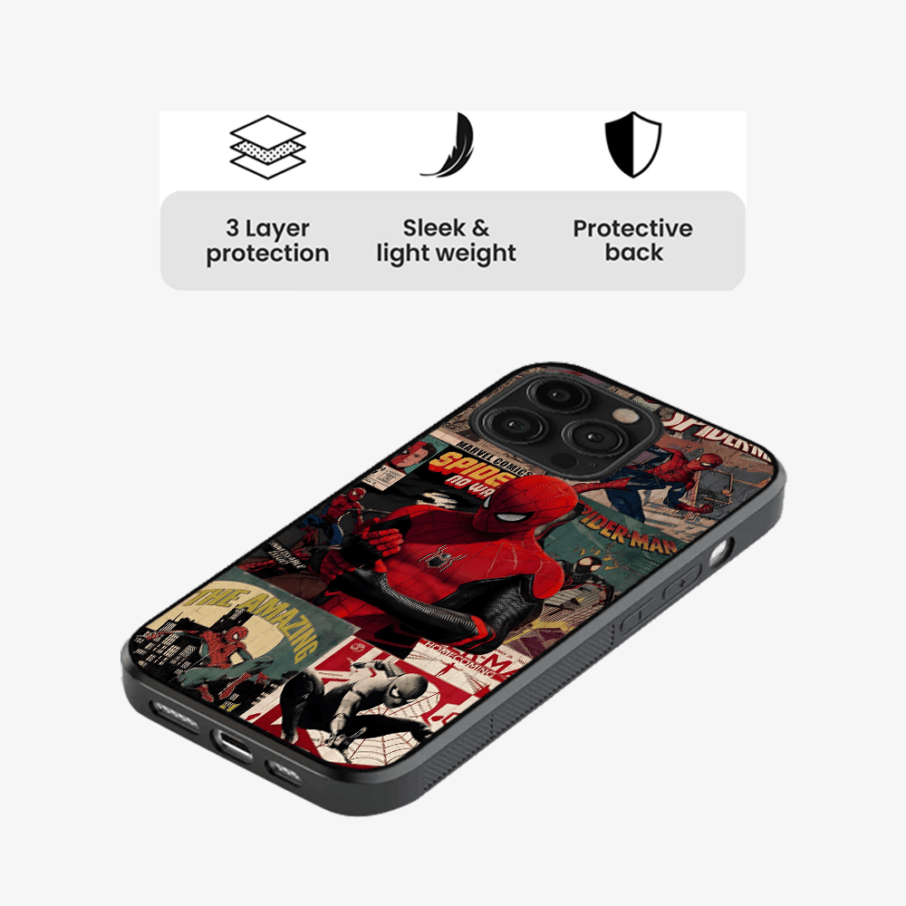 Spider-Man Comic Collage Phone Case