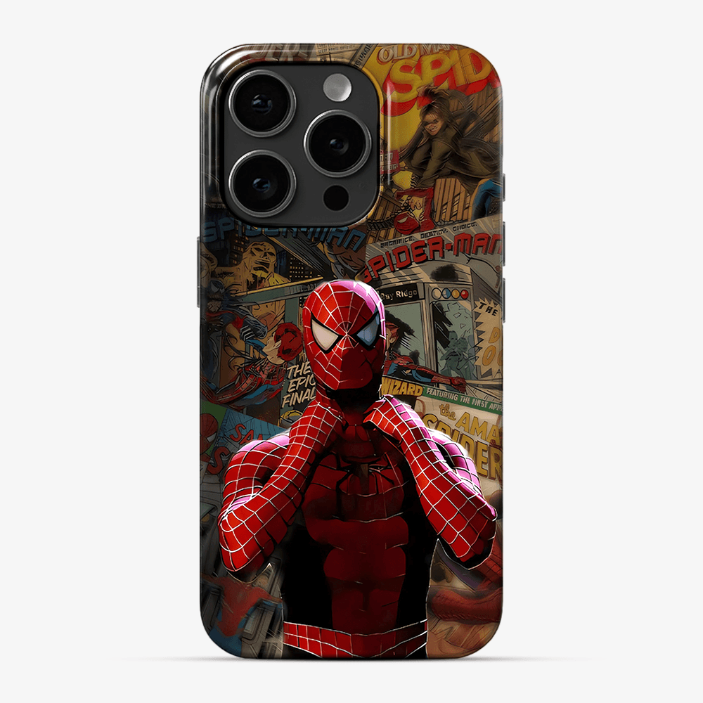 Spider-Man Comic Wall Phone Case