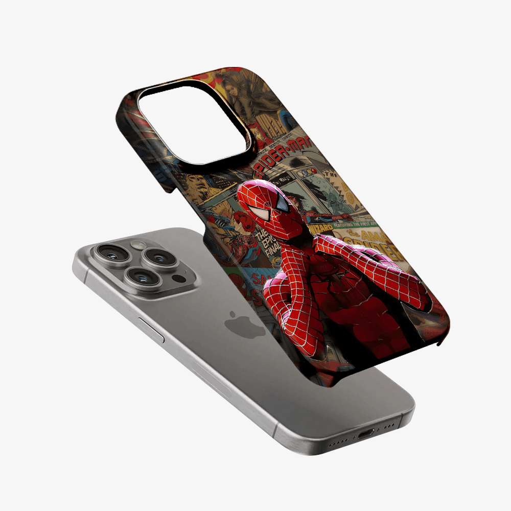 Spider-Man Comic Wall Phone Case
