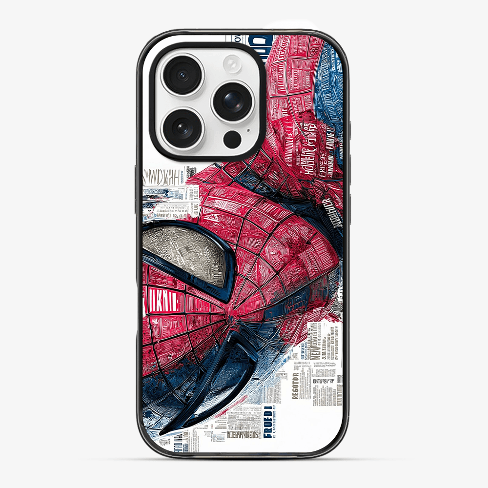 Spider-Man Mask Close-Up Phone Case