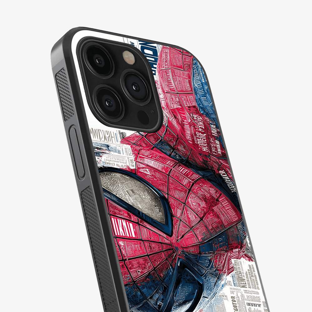 Spider-Man Mask Close-Up Phone Case