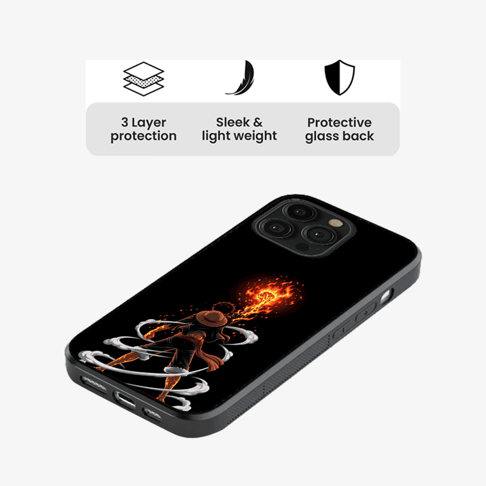 Luffy Fire Fist Phone Case
