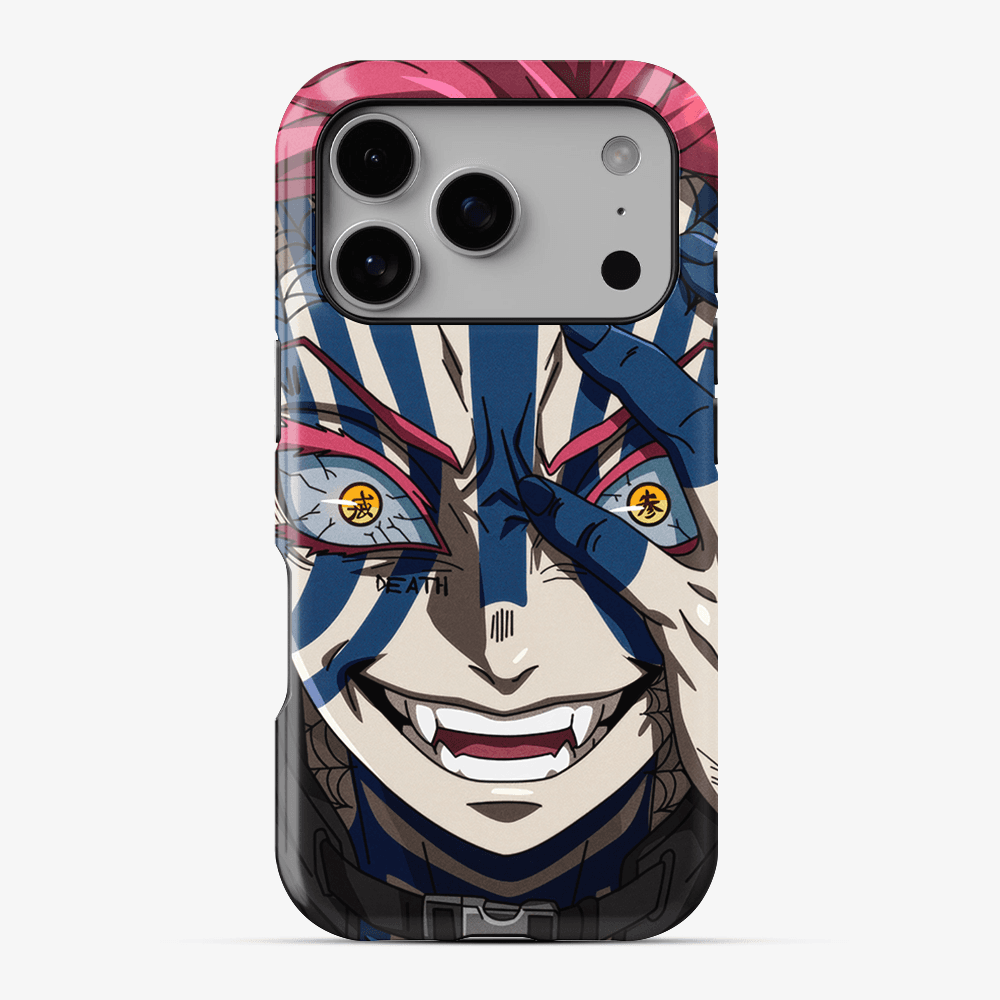 Akaza Demon Close-Up Phone Case premium designer phone case