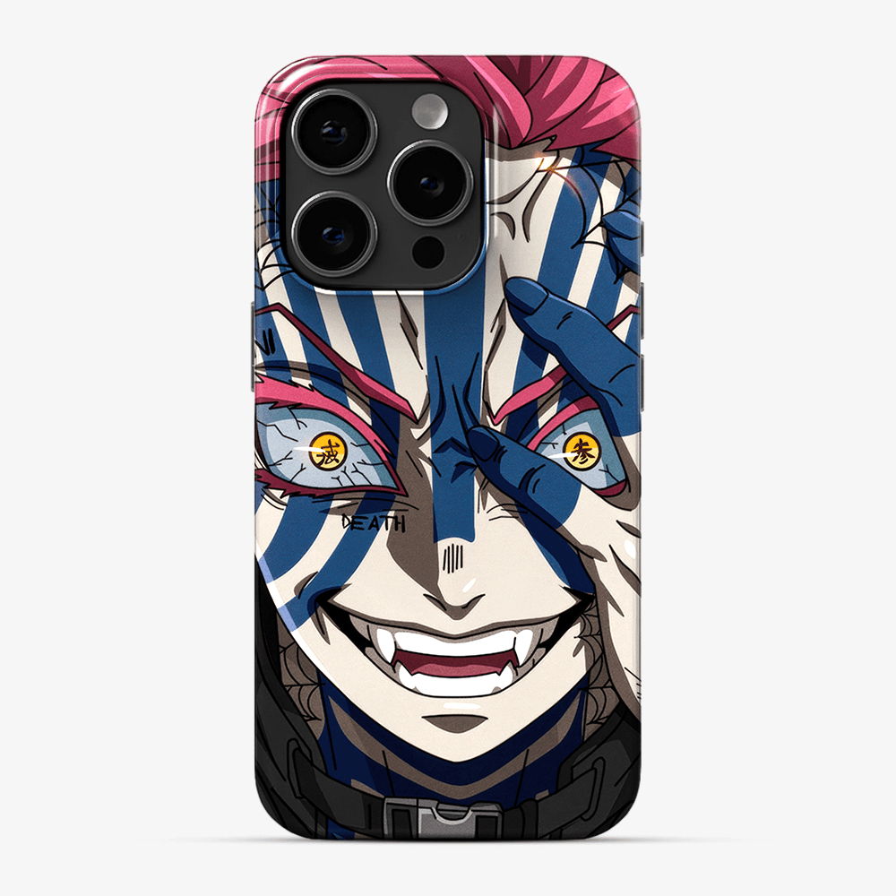 Akaza Demon Close-Up Phone Case