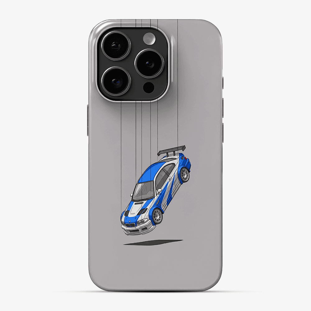 Grey Supercar Minimal Phone Case