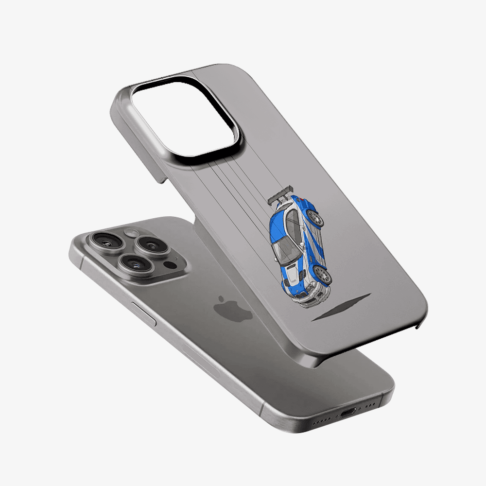 Grey Supercar Minimal Phone Case