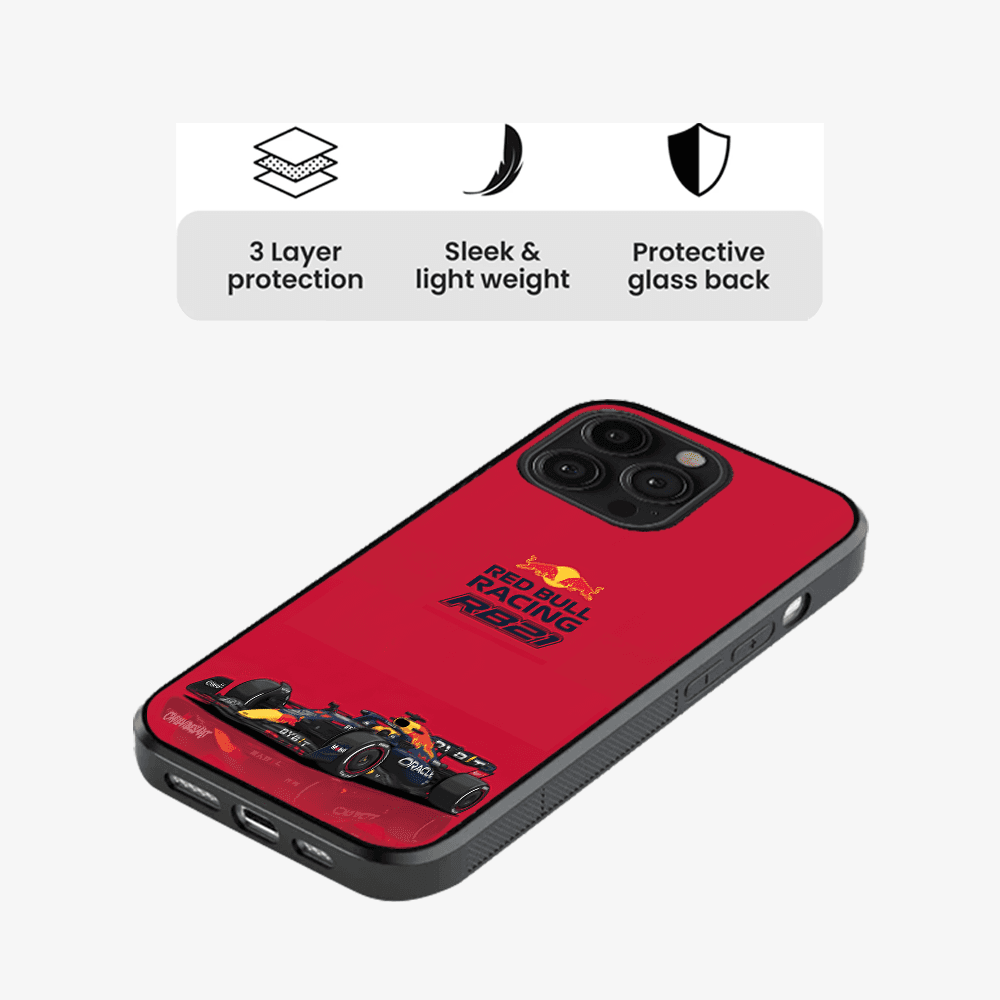 Blue Formula Racer Phone Case