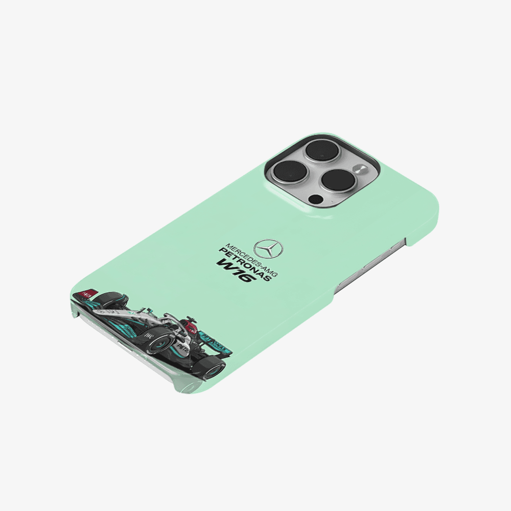 Silver Formula Racer Phone Case