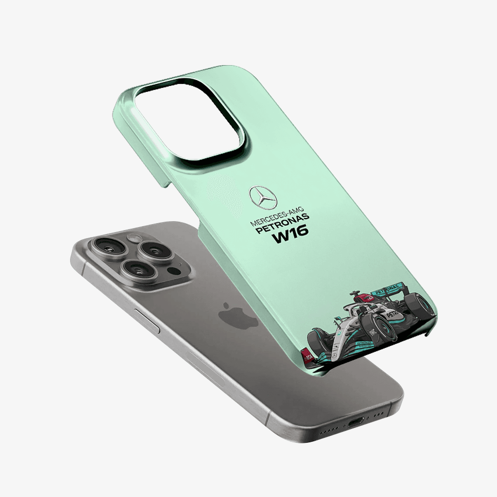 Silver Formula Racer Phone Case