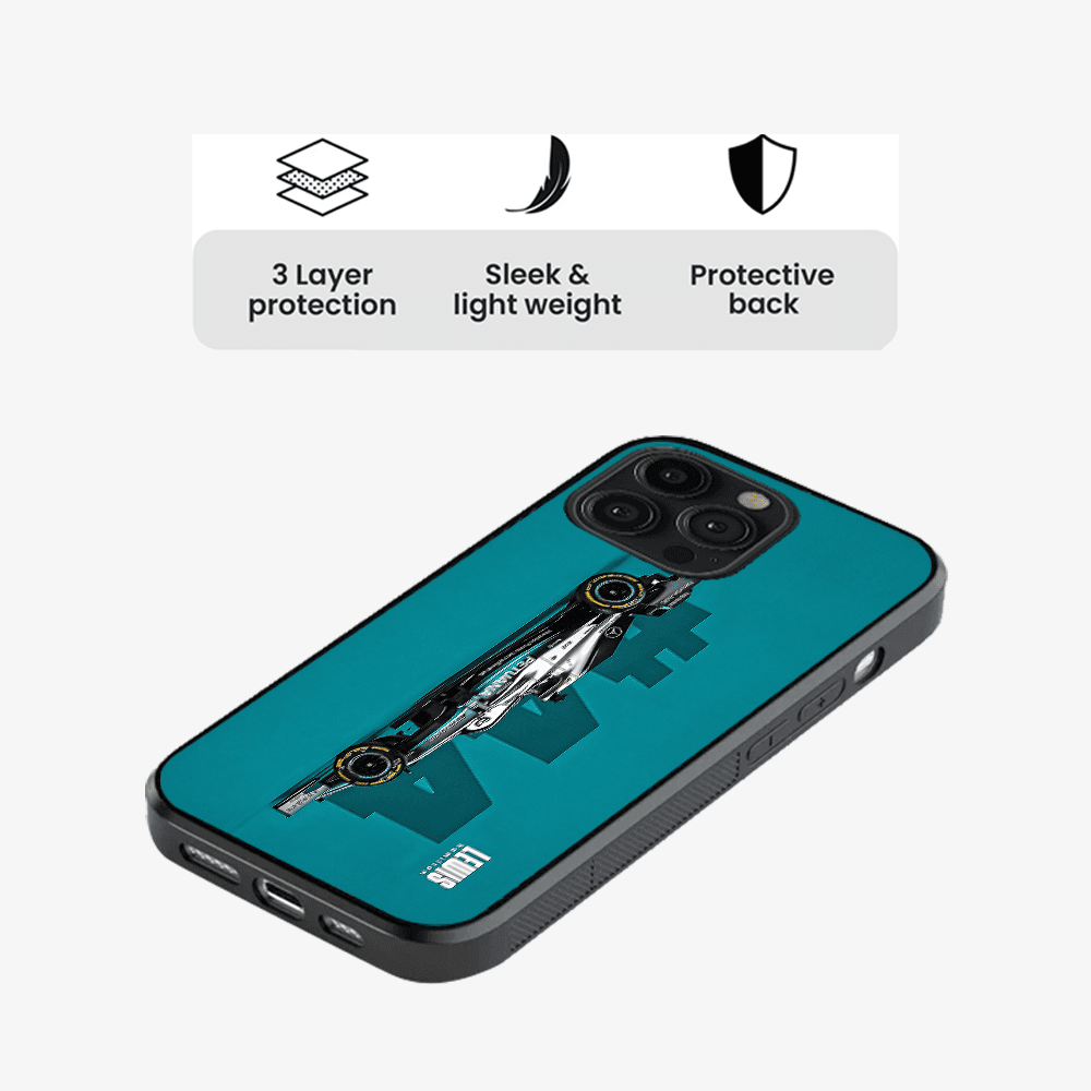 Formula Racer Side Profile Phone Case