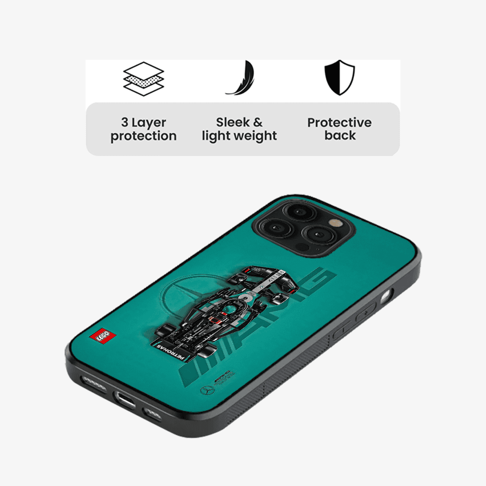 Formula Racer Blueprint Phone Case