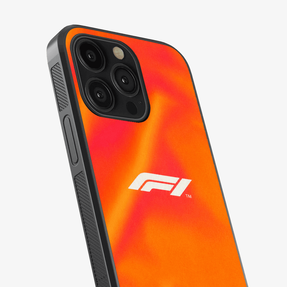 Formula Racer Orange Gradient Phone Case