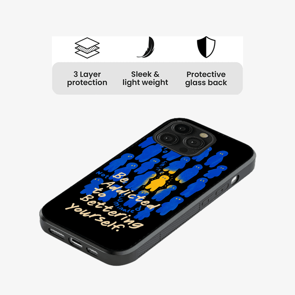 Better Yourself Quote Phone Case