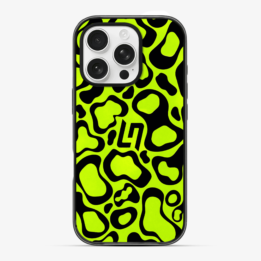 Neon Leopard Pattern Phone Case