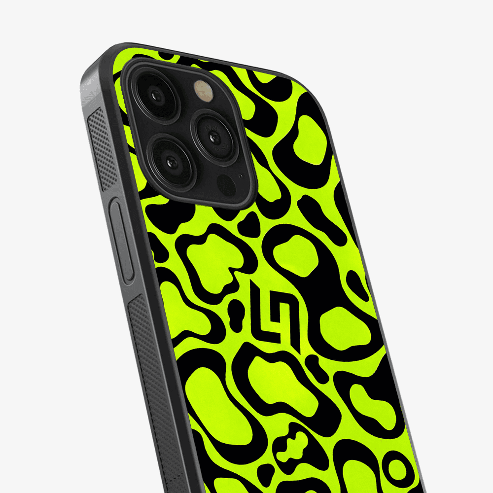Neon Leopard Pattern Phone Case