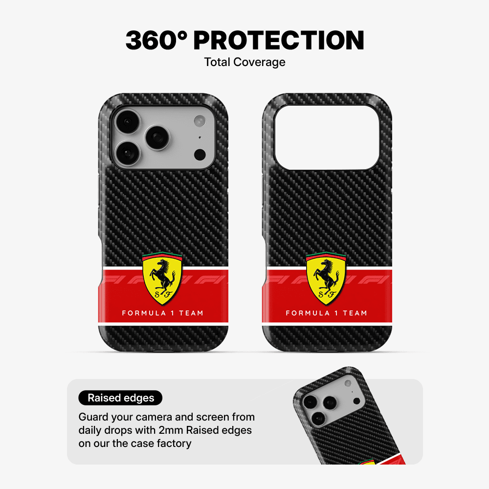 Carbon Formula Stripe Phone Case