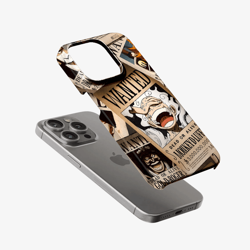 Pirate Wanted Collage Phone Case