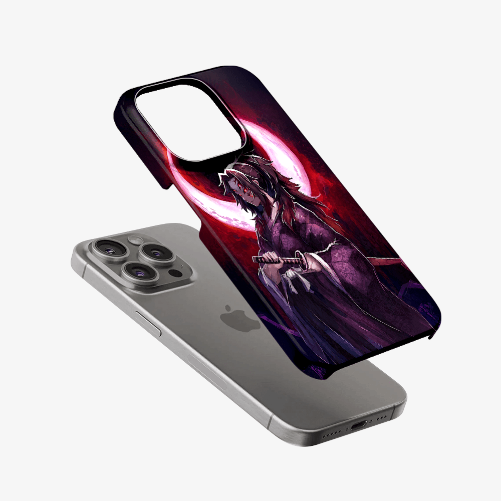 Crimson Moon Warrior Phone Case