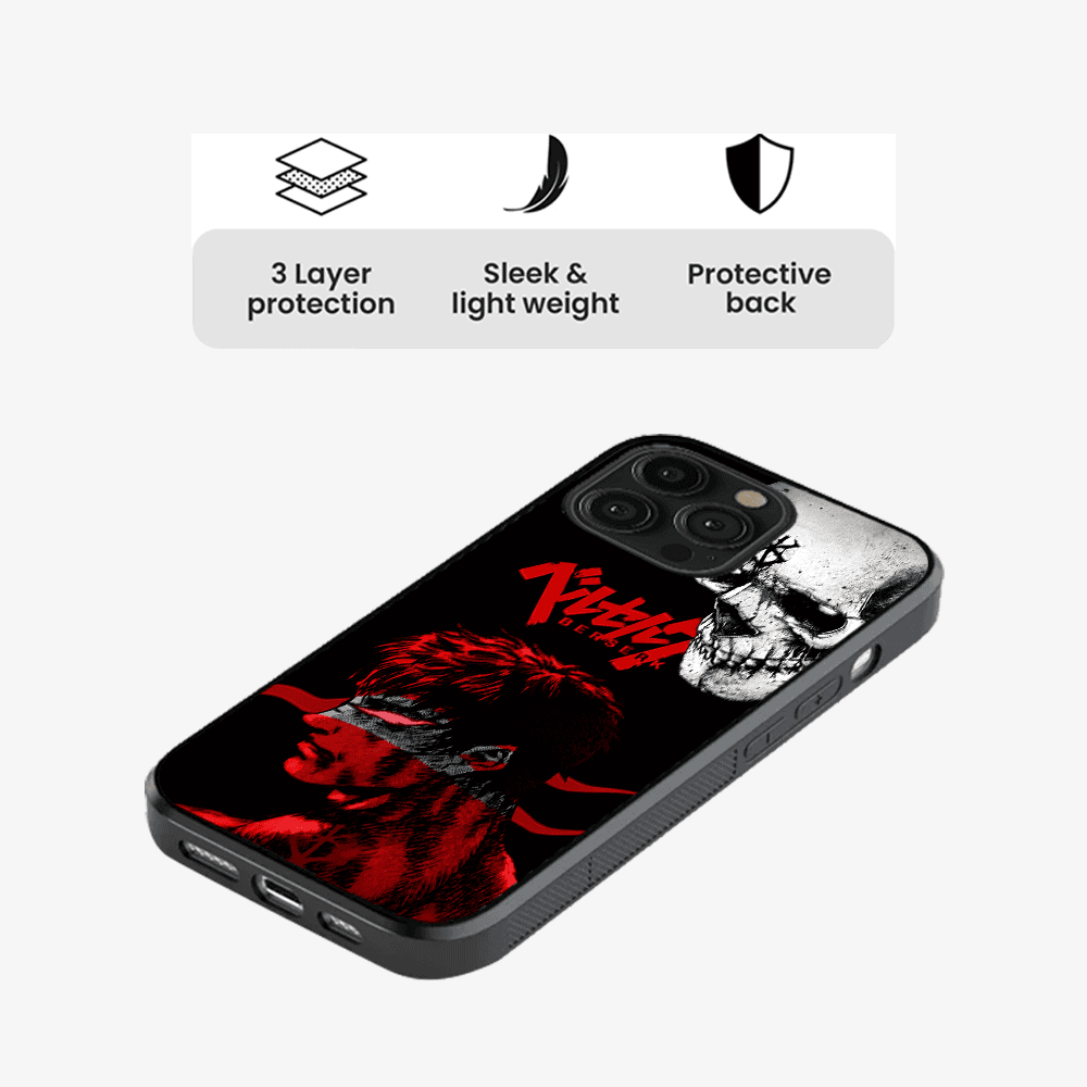 Dark Berserker Skull Phone Case
