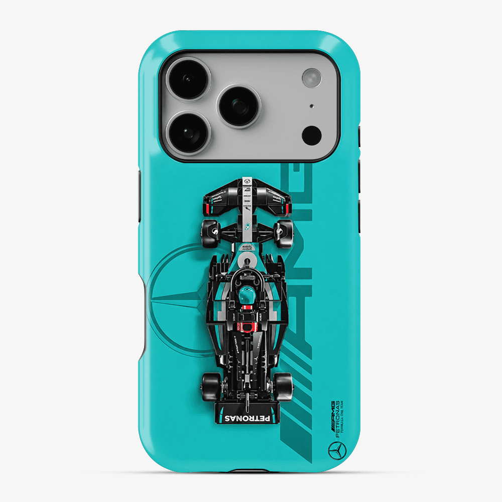 Teal Formula Racer Blueprint Phone Case premium designer phone case