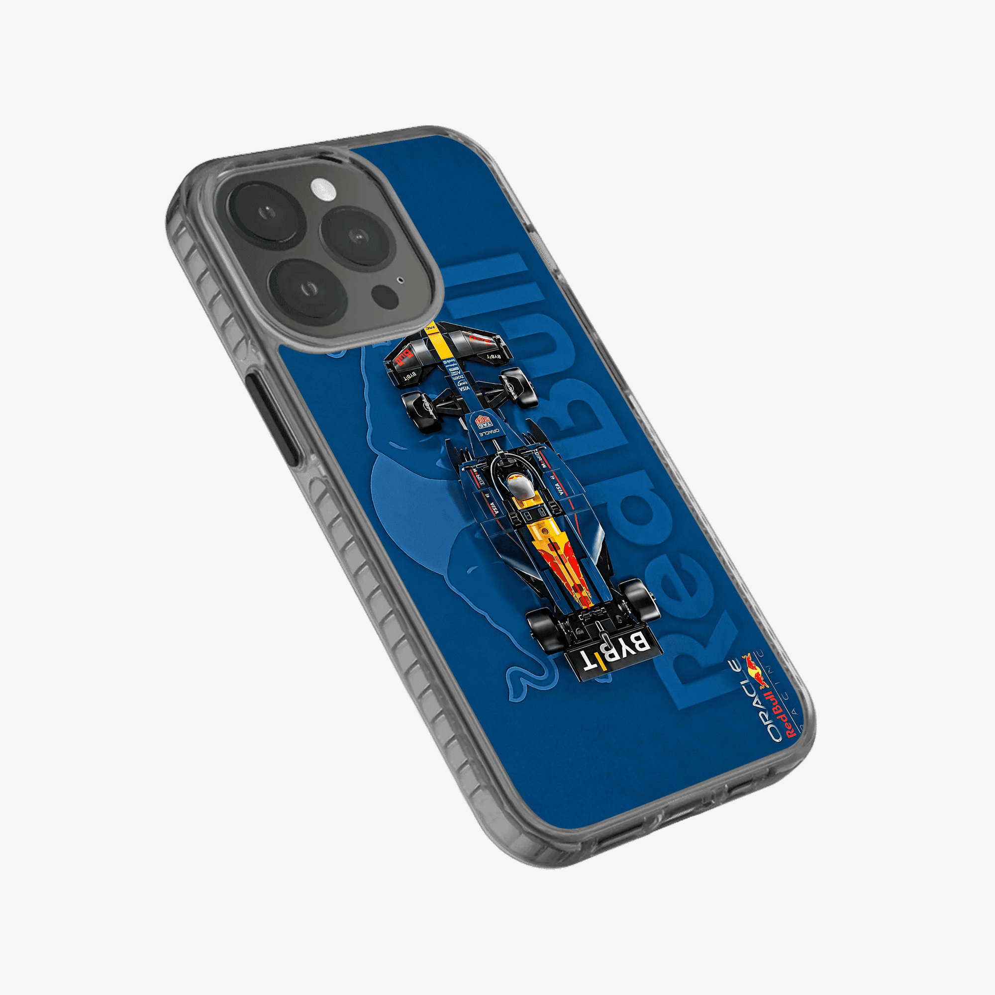 Blue Formula Racer Blueprint Phone Case
