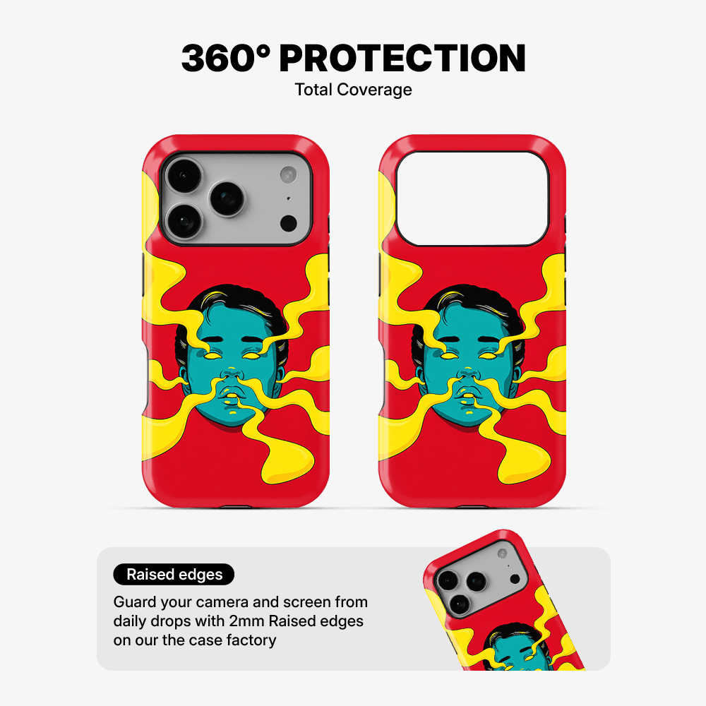 Psychedelic Face Phone Case