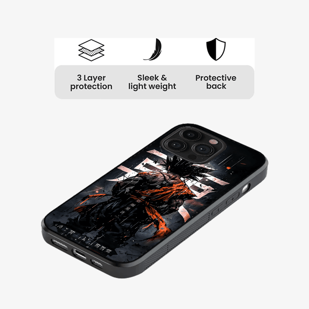 Dark Saiyan Warrior Phone Case