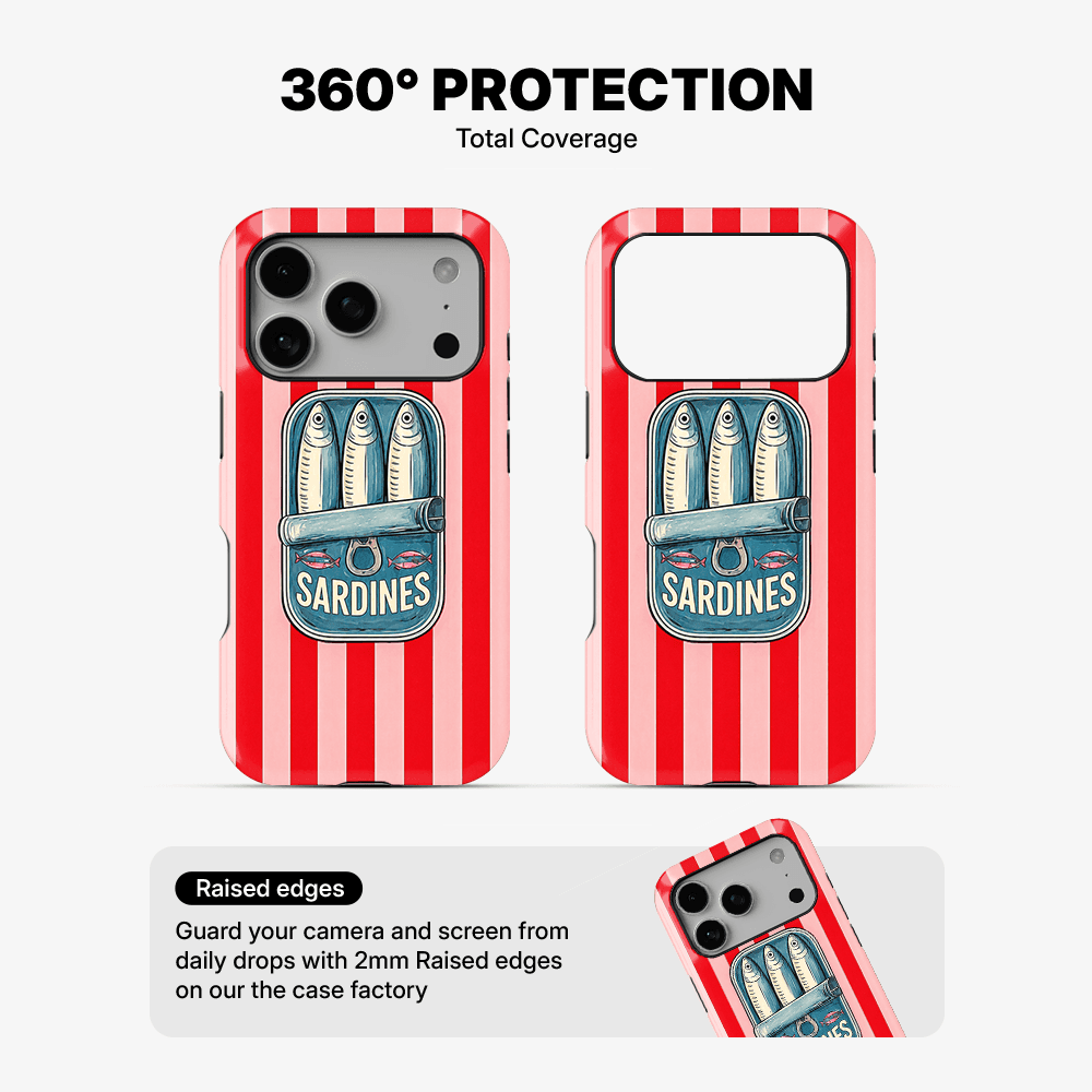 Vintage Sardines Tin Phone Case