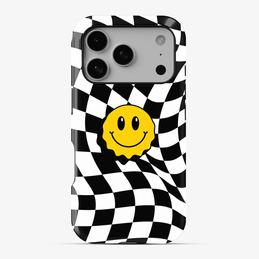 Smiley Checkerboard Phone Case premium designer phone case
