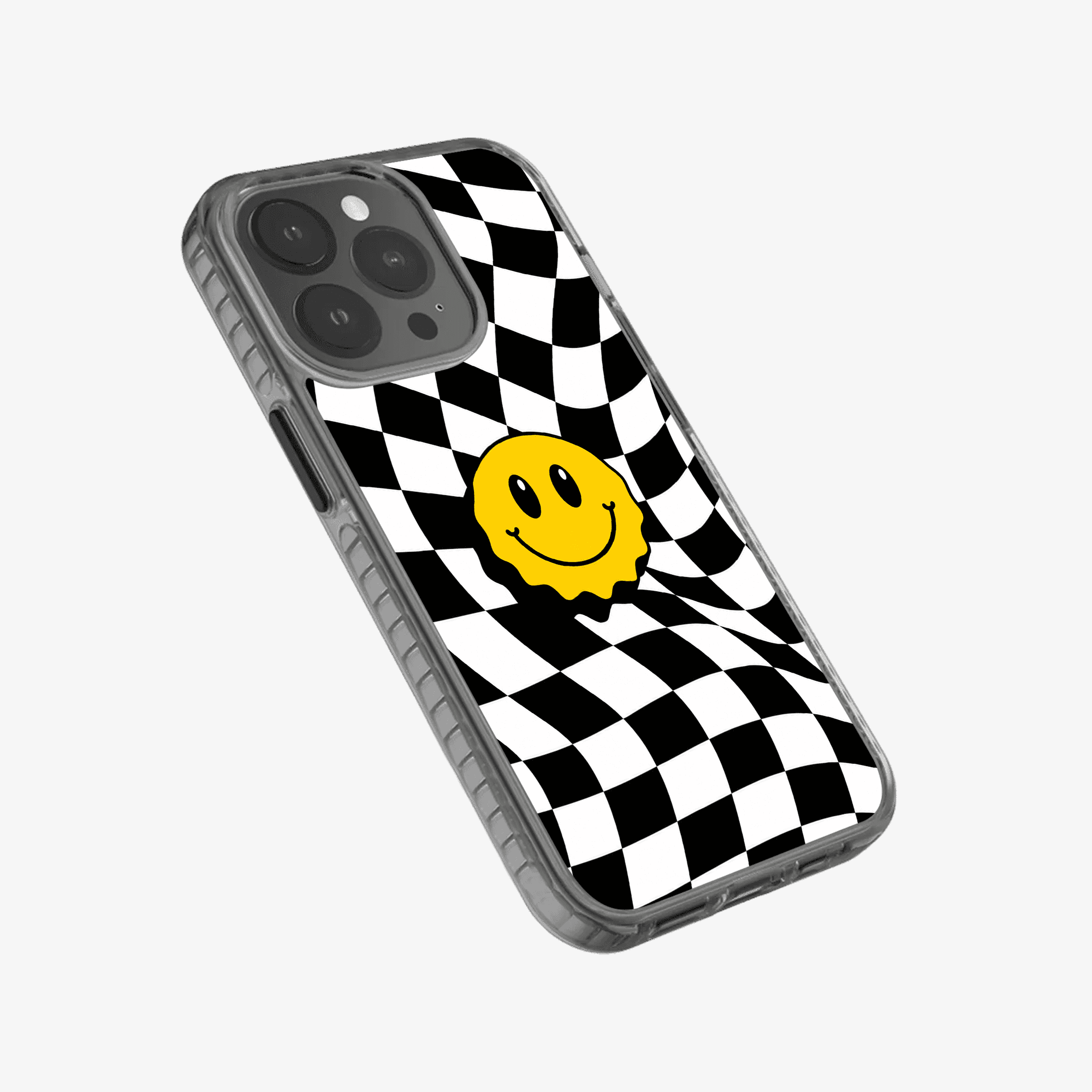 Smiley Checkerboard Phone Case