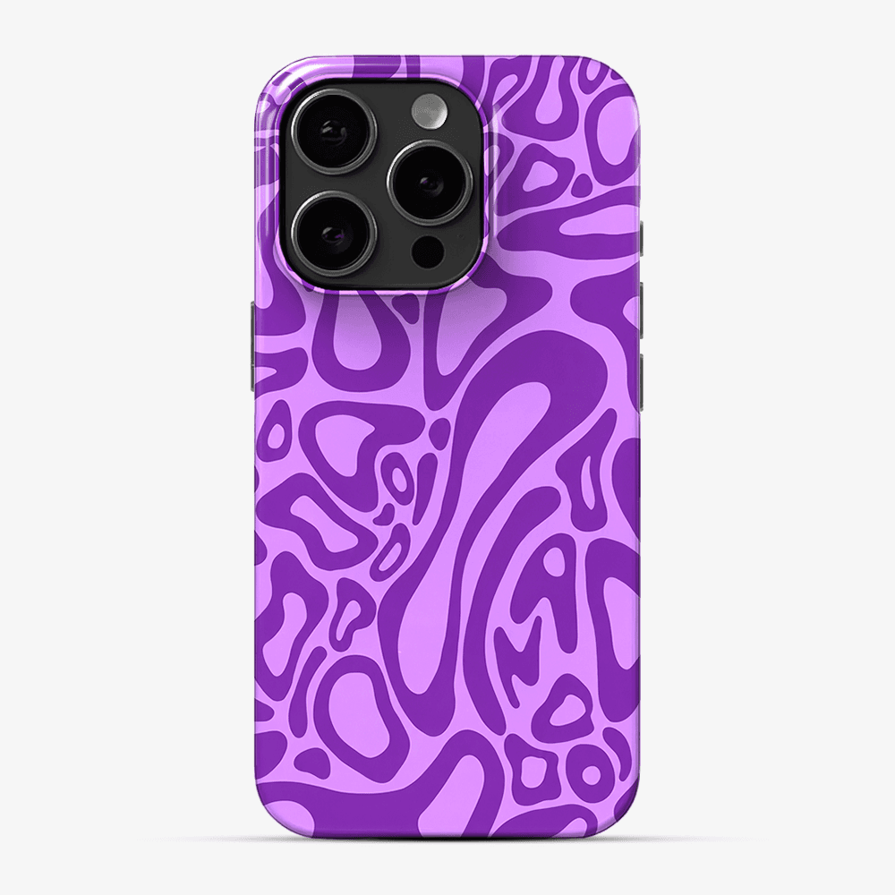 Purple Liquid Pattern Phone Case