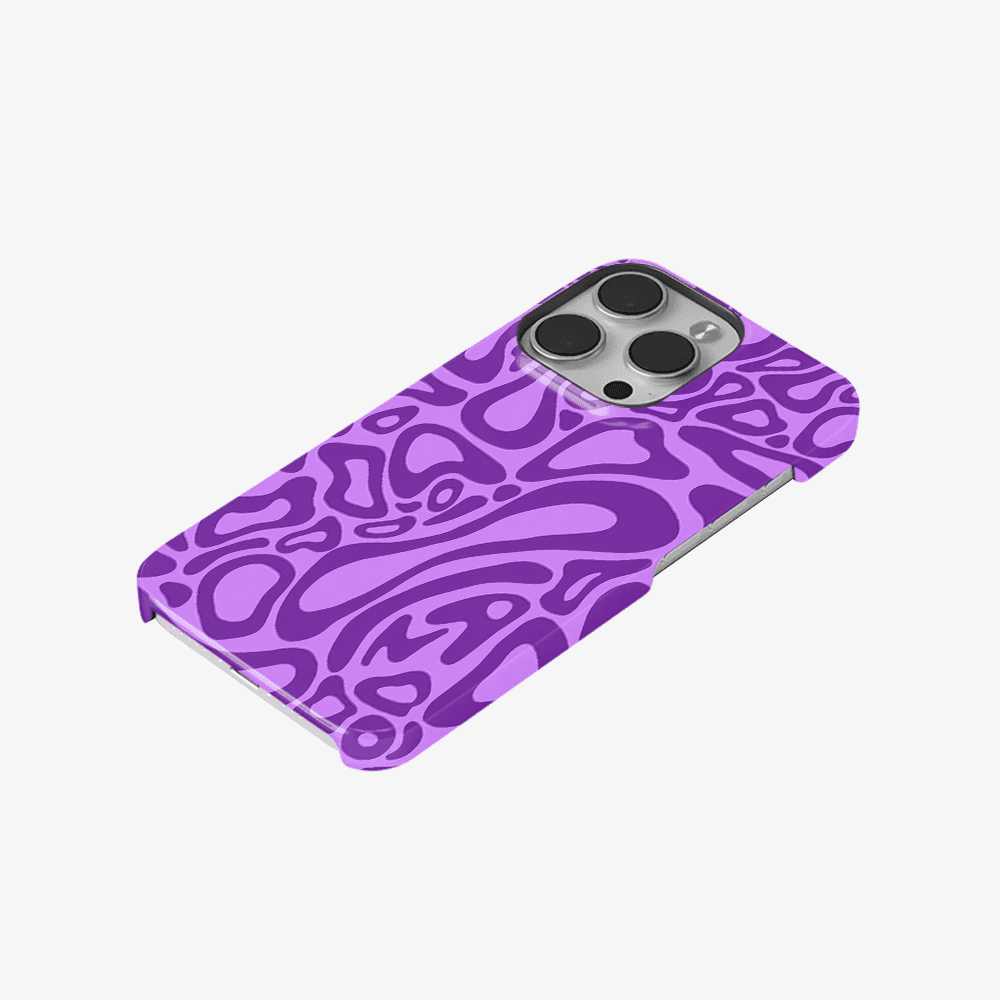 Purple Liquid Pattern Phone Case