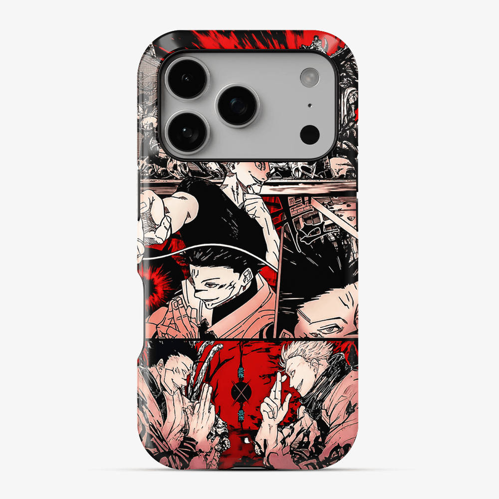 Dark Manga Panels Phone Case