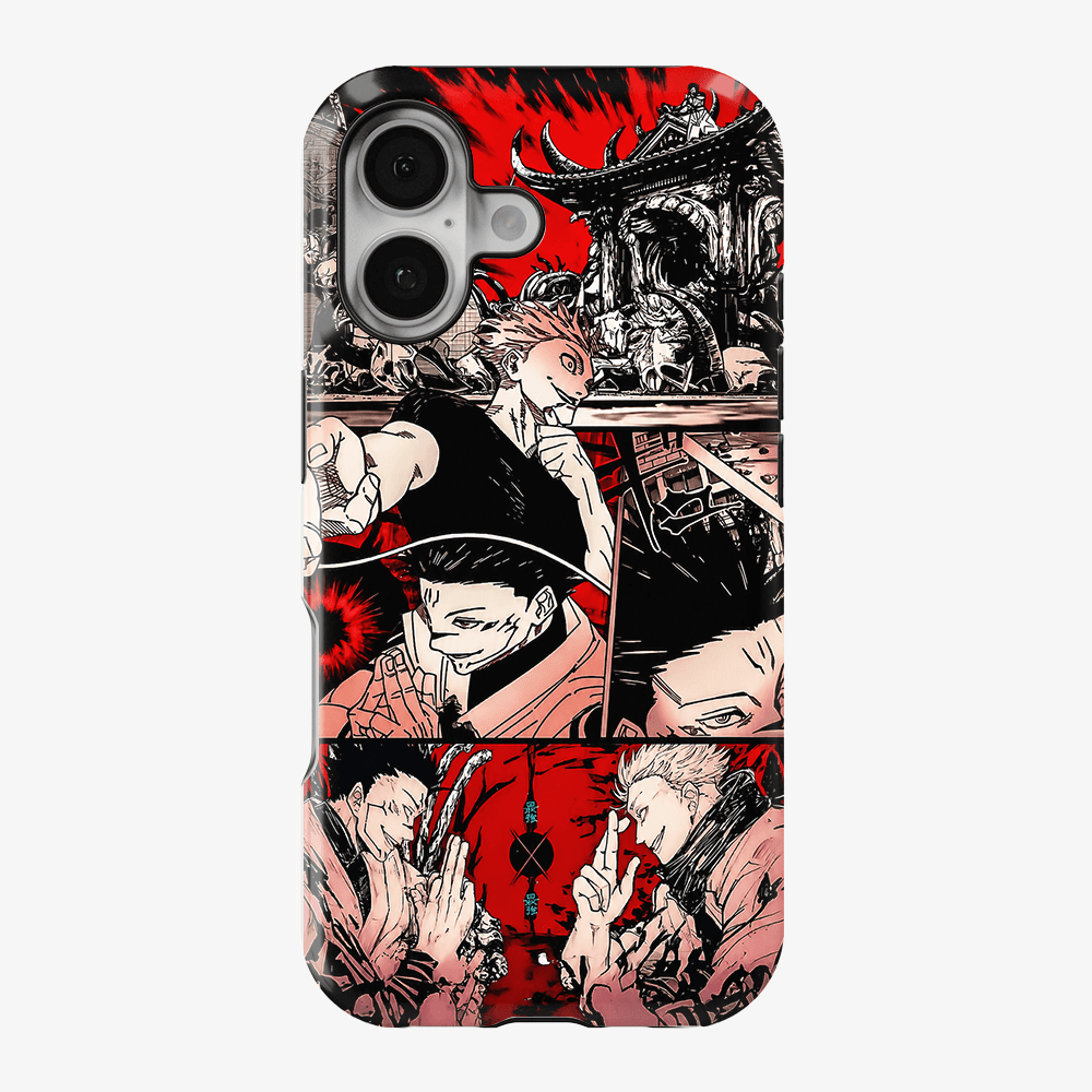 Dark Manga Panels Phone Case