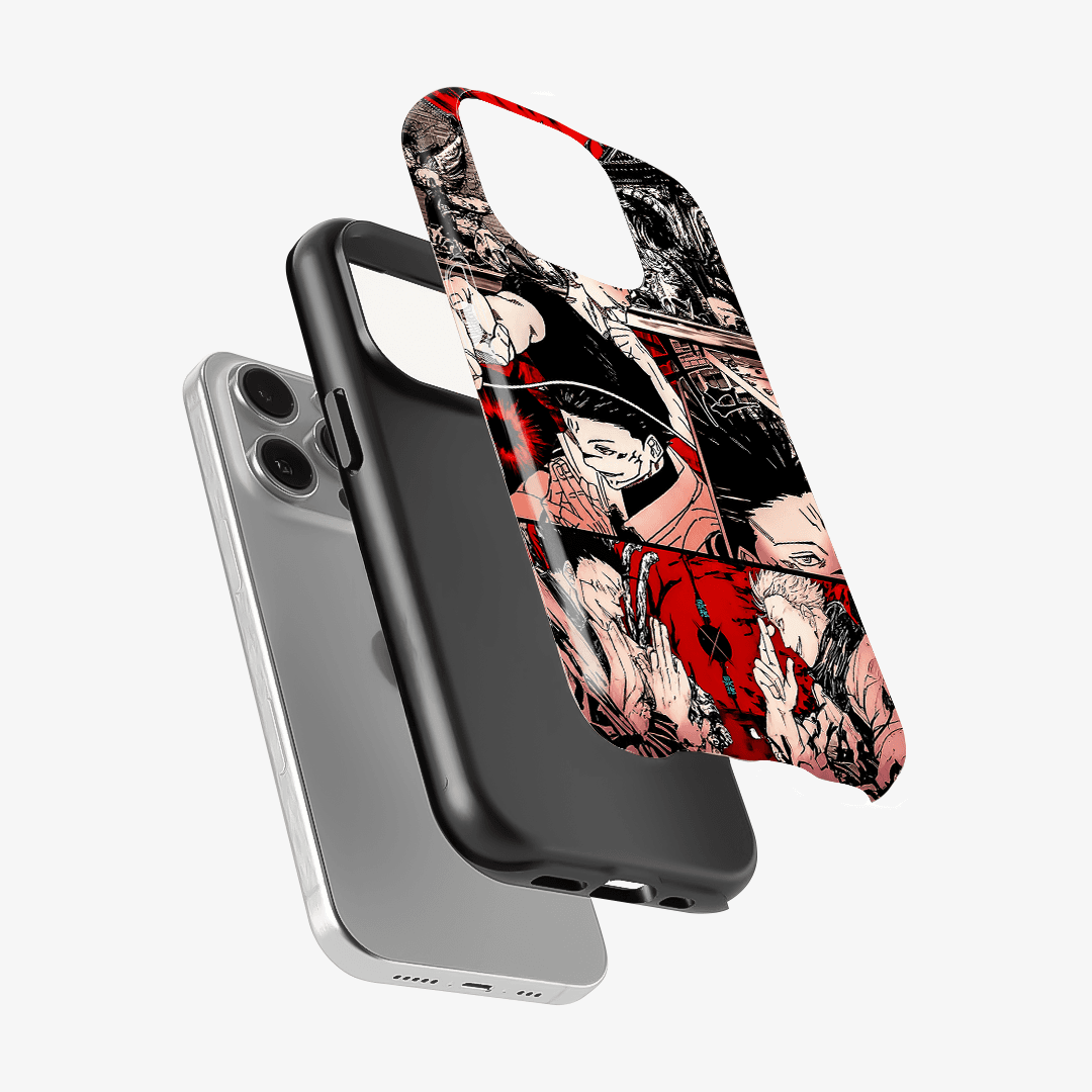 Dark Manga Panels Phone Case