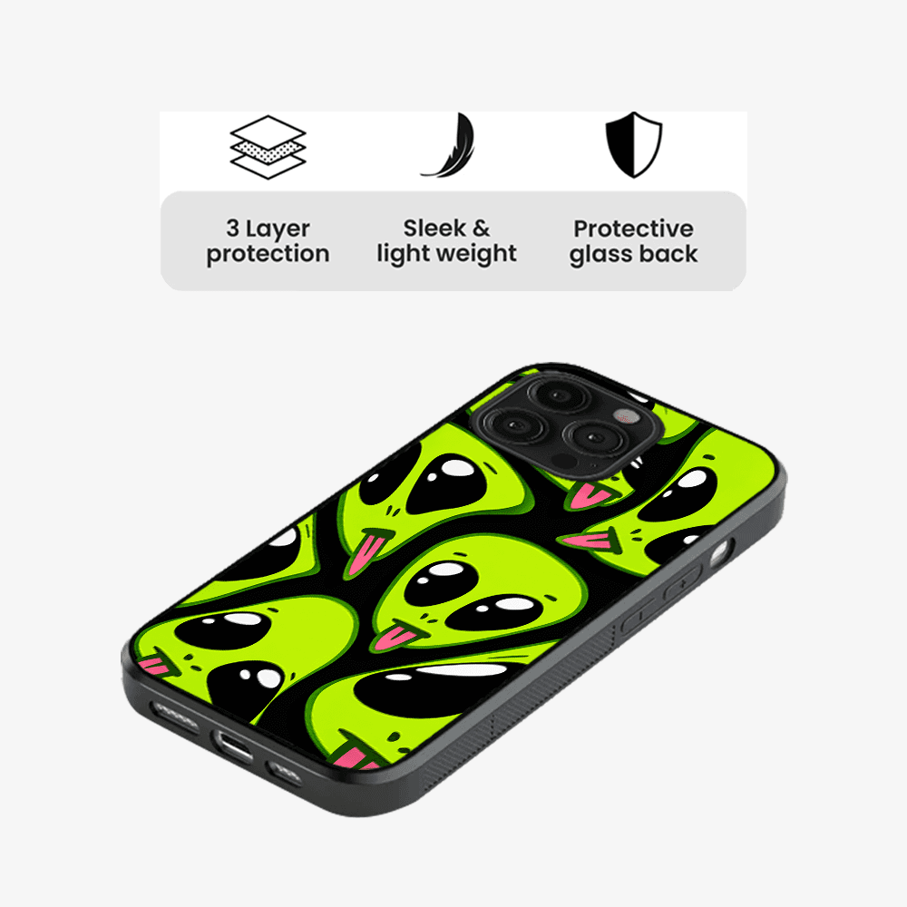 Alien Pattern Phone Case